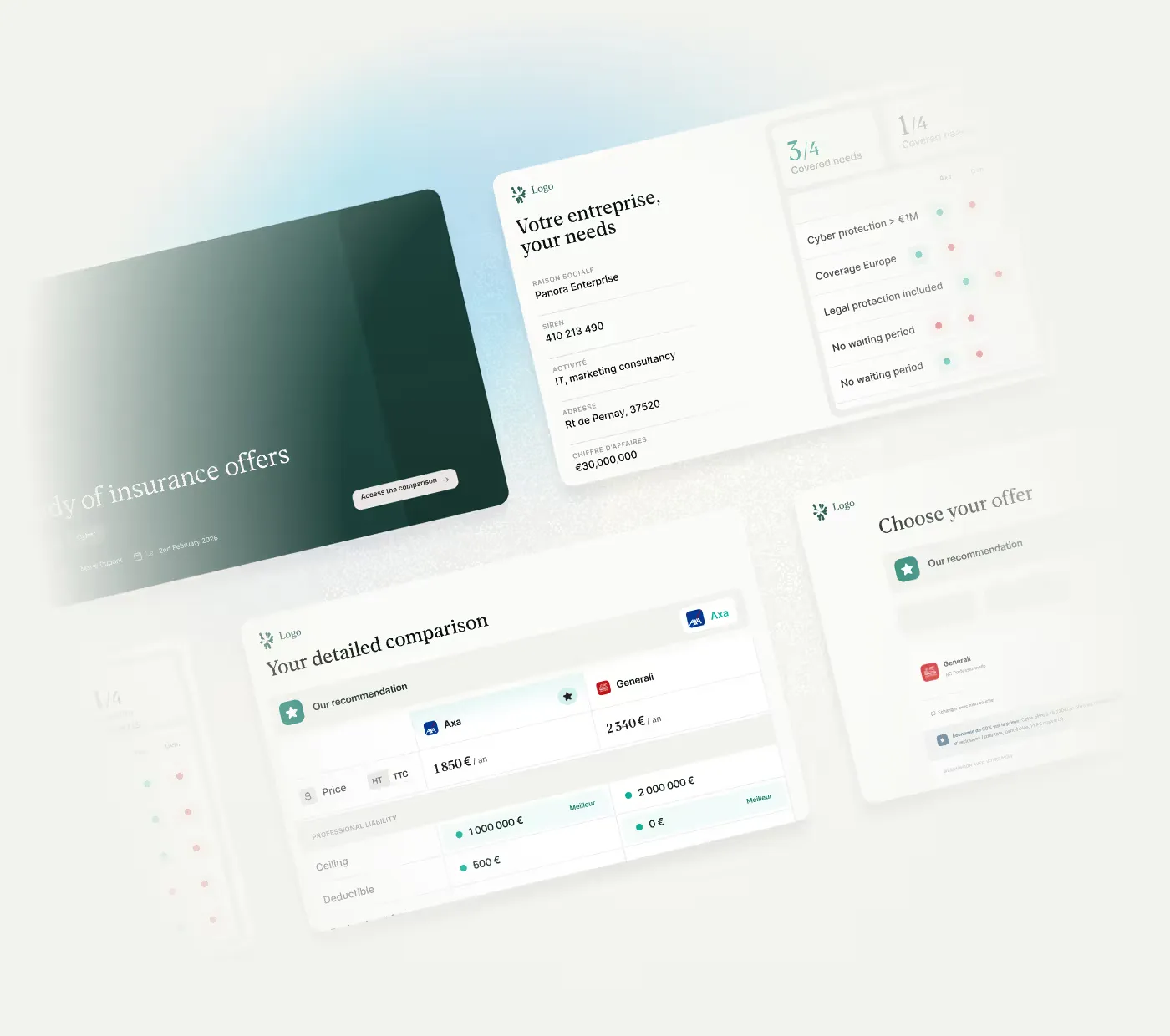 Illustration Generating customer presentations